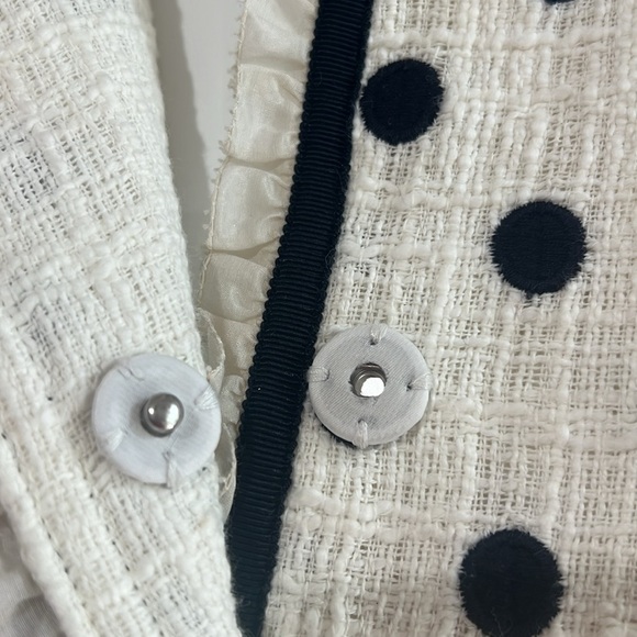 J. Crew Polka Dot Textured Tweed Blazer Jacket - Picture 11 of 14